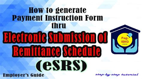 pag-ibig eprs|PAG IBIG Electronic Submission of Remittance .